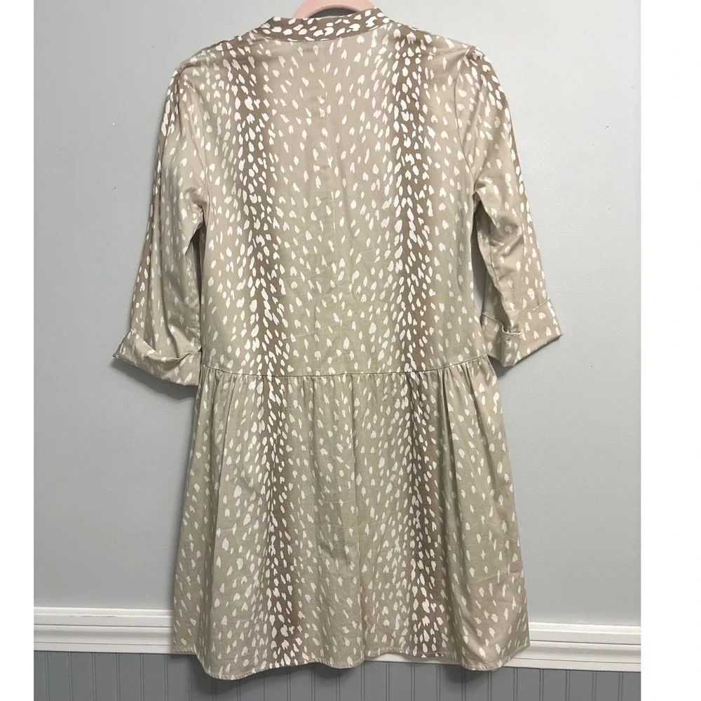 Tuckernuck Antelope Royal Print Shirt‎ Dress Size Small